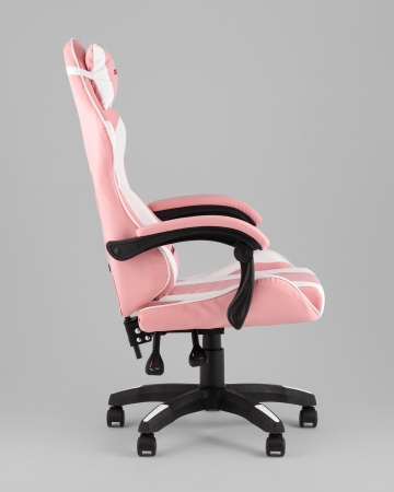 Кресло спортивное TopChairs MG-7035 розово-белый фото в интернет-магазине Stoolmarket