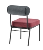 Стул обеденный Ponpoun темно-серый бордо Стул обеденный Ponpoun темно-серый бордо