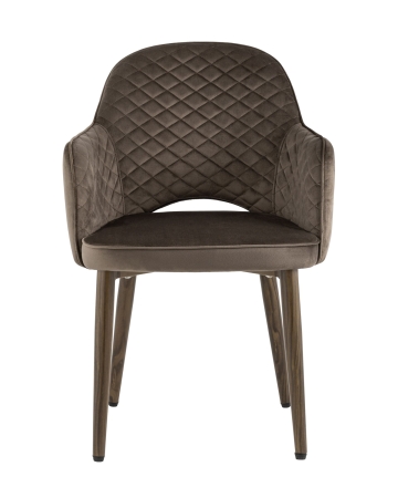 Стул Венера диамант велюр коричневый