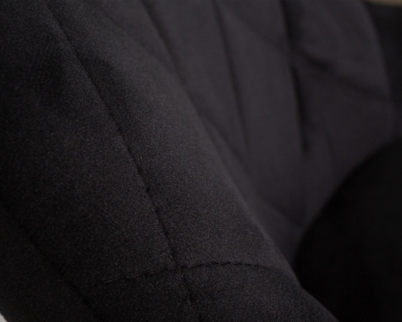 Набор 2 шт Стул барный LOGAN BLACK, черный велюр (MJ9-101)