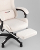 Кресло спортивное TopChairs MG-7019 букле белый фото в интернет-магазине Stoolmarket