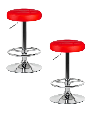 Набор 2 шт Табурет барный BRUNO, красный