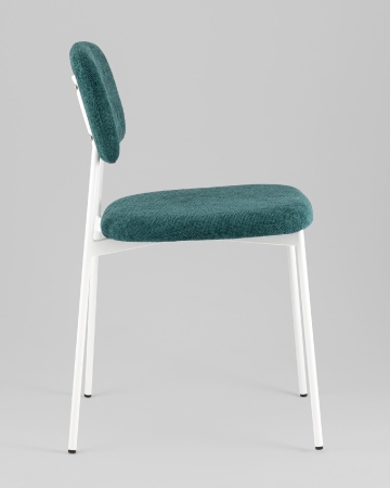 Стул Chao темно-зеленый белые ножки 2 шт.