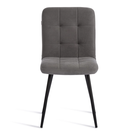 Стул обеденный Medeo серый с черными ножками Стул обеденный Medeo серый с черными ножками