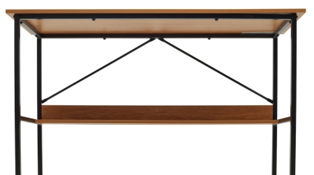 Компьютерный стол LUCIA H475 дуб натуральный, черный каркас