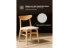 Стул деревянный Okava wood, beige