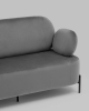 Диван Кэнди велюр серый