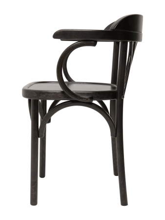 Деревянный стул Венский венге с твердым сиденьем