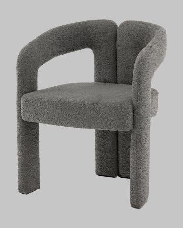Стул Болинджер букле темно-серый