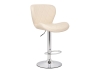Барный стул Porch светло-бежевый, хром
