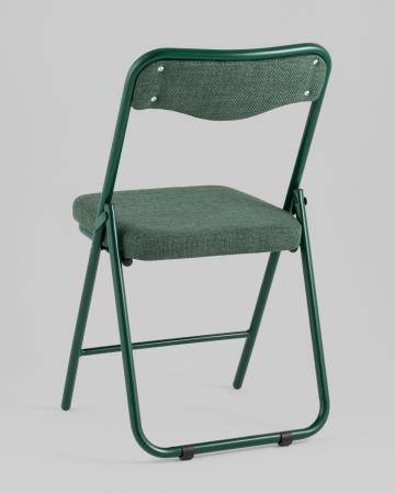 Стул складной Джонни рогожка зеленая каркас зеленый