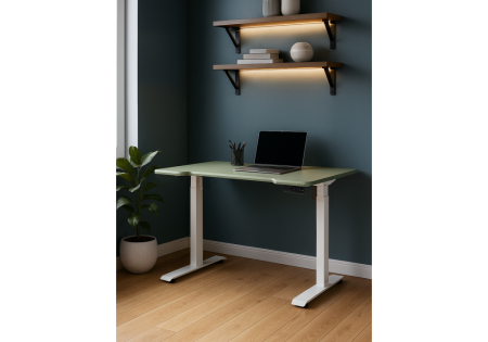 Компьютерный стол Маркос 140х80 зеленый , белый