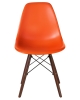 Стул обеденный LMZL-PP623 ножки темный бук сиденья оранжевый