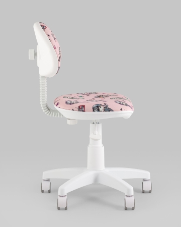 Кресло компьютерное детское УМКА Girls пластик белый
