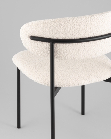 Стул Sevyn букле молочный