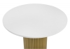 Стол деревянный Барел 100 белый, золото