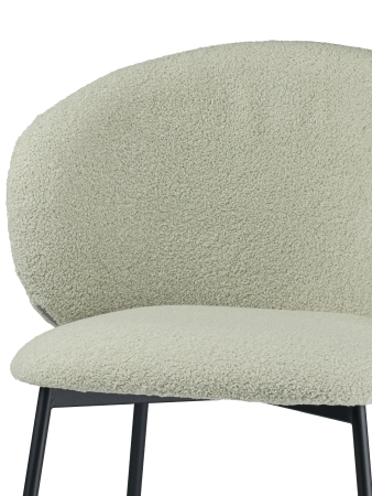 Стул для кухни SOLIS шалфейный экомех HUSH 690