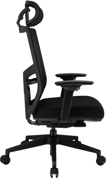 Эргономичное кресло Fuji сетка черный