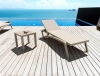 Столик пластиковый журнальный Ocean Side Table бежевый