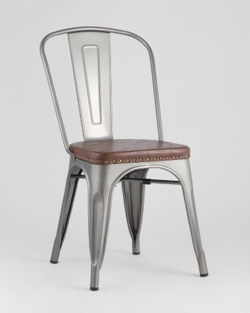 Стул TOLIX SOFT серебристый