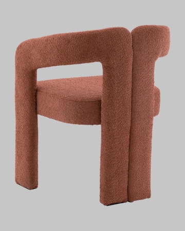 Стул Болинджер букле терракотовый