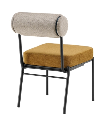 Стул обеденный Ponpoun бежевый терракотовый