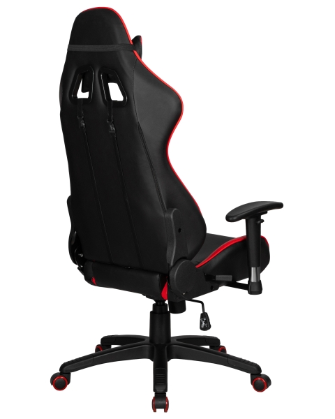 Кресло игровое BRIAN черно-красная экокожа