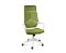 Кресло офисное IQ (White plastic green) белый пластик зеленая ткань