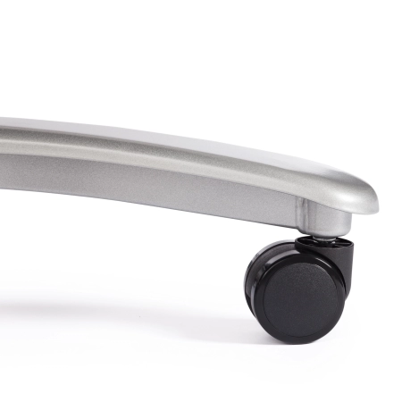 Кресло Atlant черный, экокожа и металл и пластик, мягкое сиденье, с подлокотниками