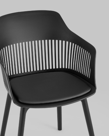 Стул Crocus с подушкой черный Стул Crocus с подушкой черный