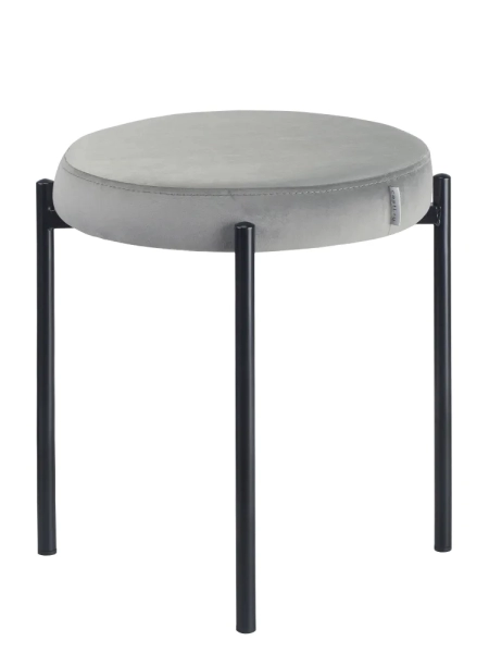 Табурет Maso велюр серый