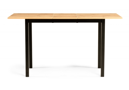 Стол деревянный Аркон 110(130)х68х75 дуб вотан, черный