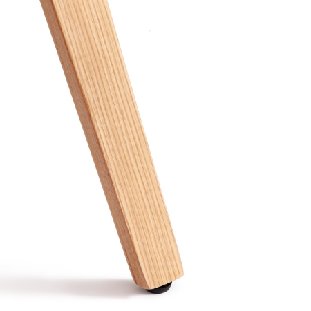 Стул VIMTA (mod.8021) дерево, экокожа, 69х56х77 см, натуральный, белый