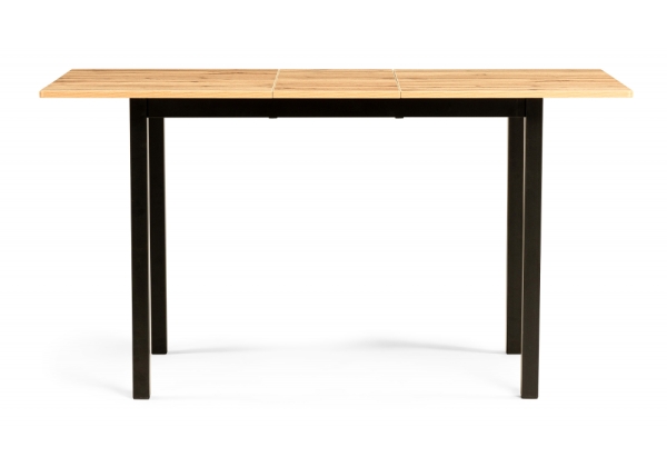 Стол деревянный Аркон 110(130)х68х75 дуб вотан, черный