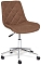 Кресло STYLE, ткань, коричневый