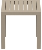 Столик пластиковый журнальный Ocean Side Table бежевый