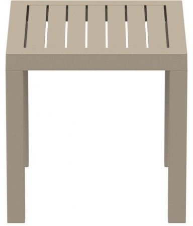 Столик пластиковый журнальный Ocean Side Table бежевый