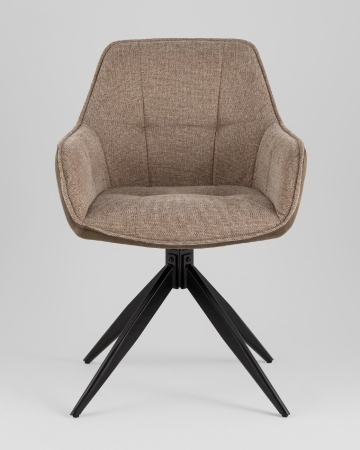 Стул обеденный Alba экокожа коричневый