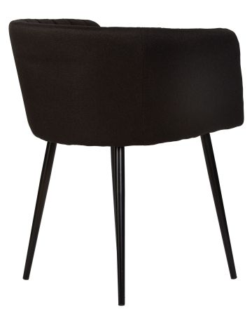 Стул обеденный ALINA черная ткань LAR-106D-28