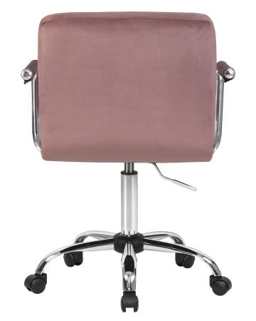 Офисное кресло для персонала TERRY пудрово-розовый велюр MJ9-32