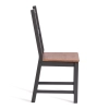 Стул Соната коричневый, дерево, твердое сиденье, без подлокотников