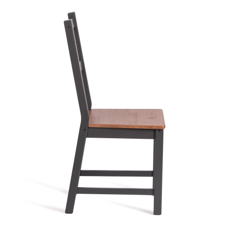 Стул Соната коричневый, дерево, твердое сиденье, без подлокотников