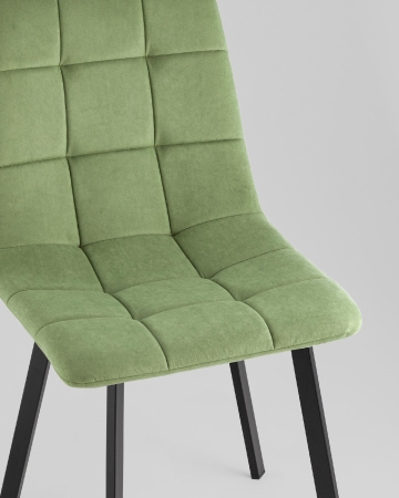 Стул Одди Original Square велюр пыльно-оливковый