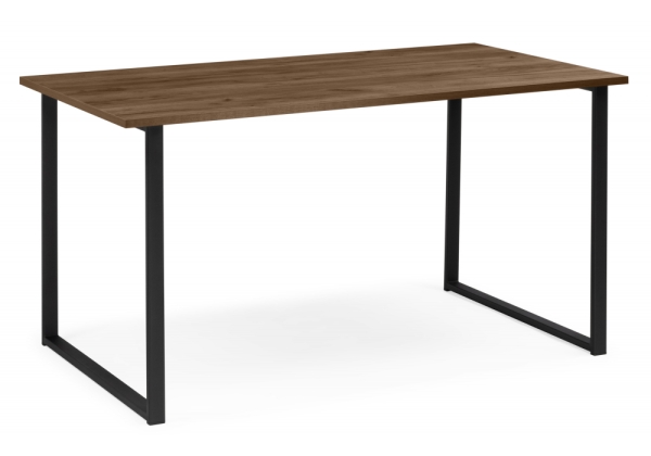 Стол деревянный Лиман 117 х 77 дуб крафт табачный, черный матовый Стол деревянный Лиман 117 х 77 дуб крафт табачный, черный матовый