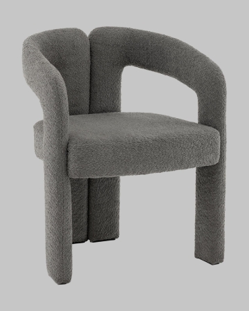 Стул Болинджер букле темно-серый