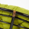 Кресло "PAPASAN" 23/01 W, с подушкой, античный черно-коричневый, флок олива 23