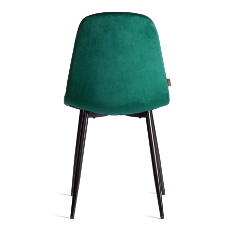 Стул BREEZE (mod. JSC-58) велюр и металл, зеленый, черный