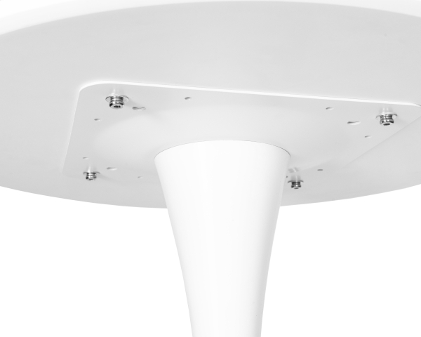 Стол барный MIA BAR белая столешница, белое основание