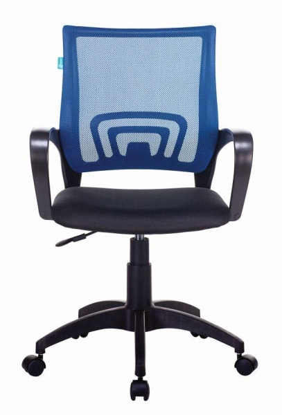 Кресло CH-695NLT синий TW-05 сиденье черный TW-11 сетка/ткань крестовина пластик