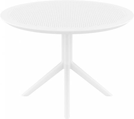 Стол пластиковый Siesta Contract Sky Table Ø105 белый